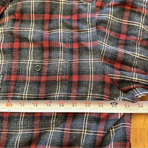 Woolrich Men’s Long Sleeve Plaid Button Down Flannel Shirt- Size XXL - Picture 4 of 7